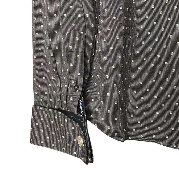 English Laundry x Christopher Wicks Collab Long Sleeve Button Up Handsewn Shirt - Picture 12 of 13